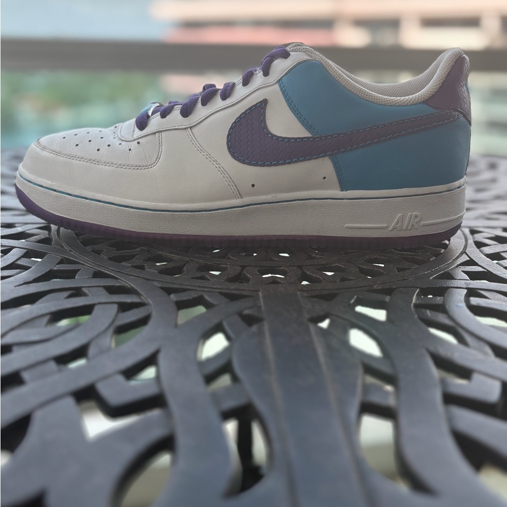 Nike Air Force 1 Samurai ‘07 Laser Blue Vintage Men’s Size 11.5 - Picture 6 of 11